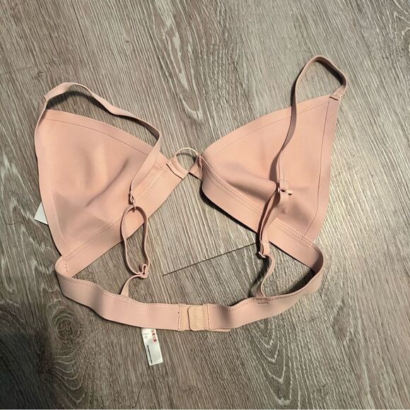 NWT Free People X REVOLVE Oh Scuba Bralette Nude O Ring Triangle Bra S - Picture 9 of 11